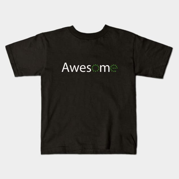 Awesome fun design Kids T-Shirt by BL4CK&WH1TE 